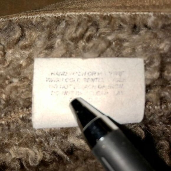 Wooly Bully Wear Jacket Womens M Used Tan Lined Handmade Colorado - Picture 10 of 12